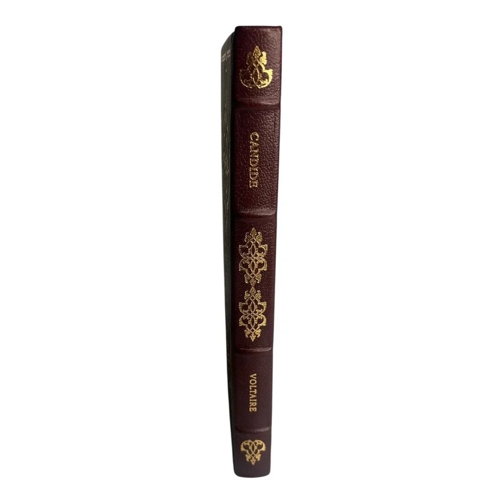 Candide Voltaire 1981 Oxford World Best Library Franklin Leather Hardcover